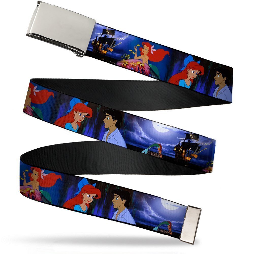 4076 Web Belt Little Mermaid Ariel 1.25"